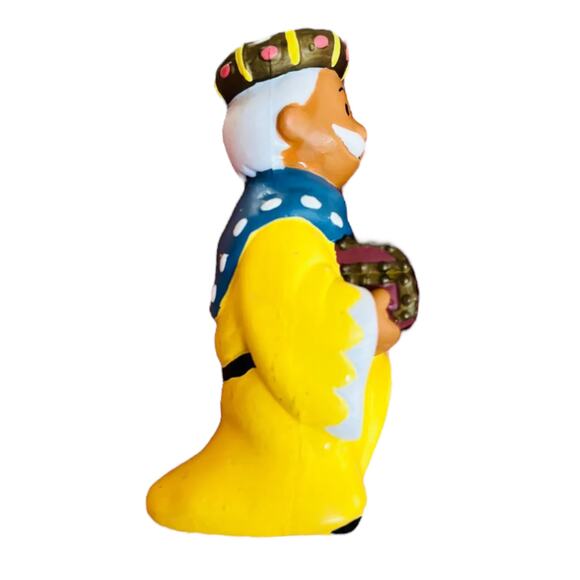 House of Lloyd MELCHIOR KING Gold Gifts FIGURINE Childs 1st Nativity Set PVC Toy - Picture 4 of 9